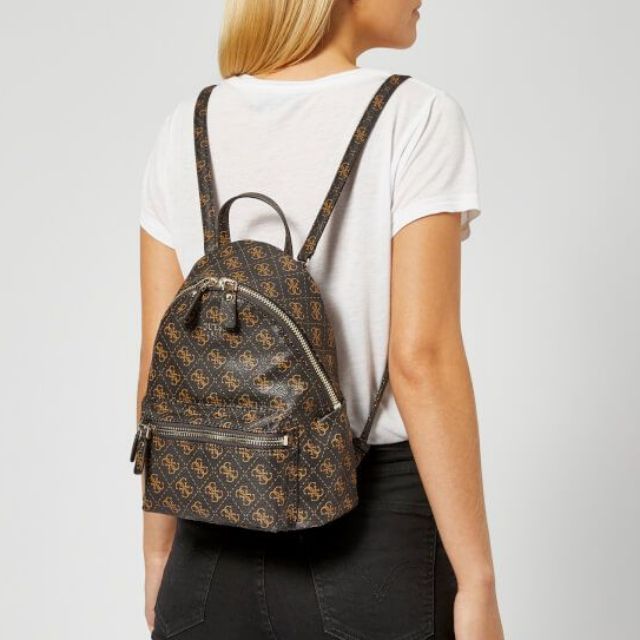 Leeza cheap logo backpack