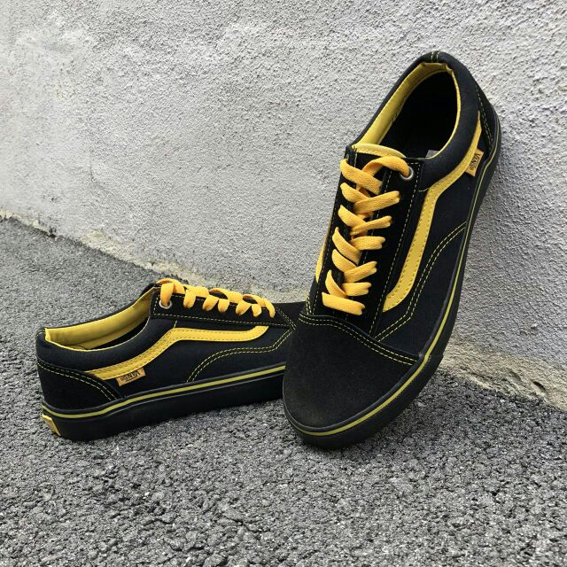 Vans shop black yellow