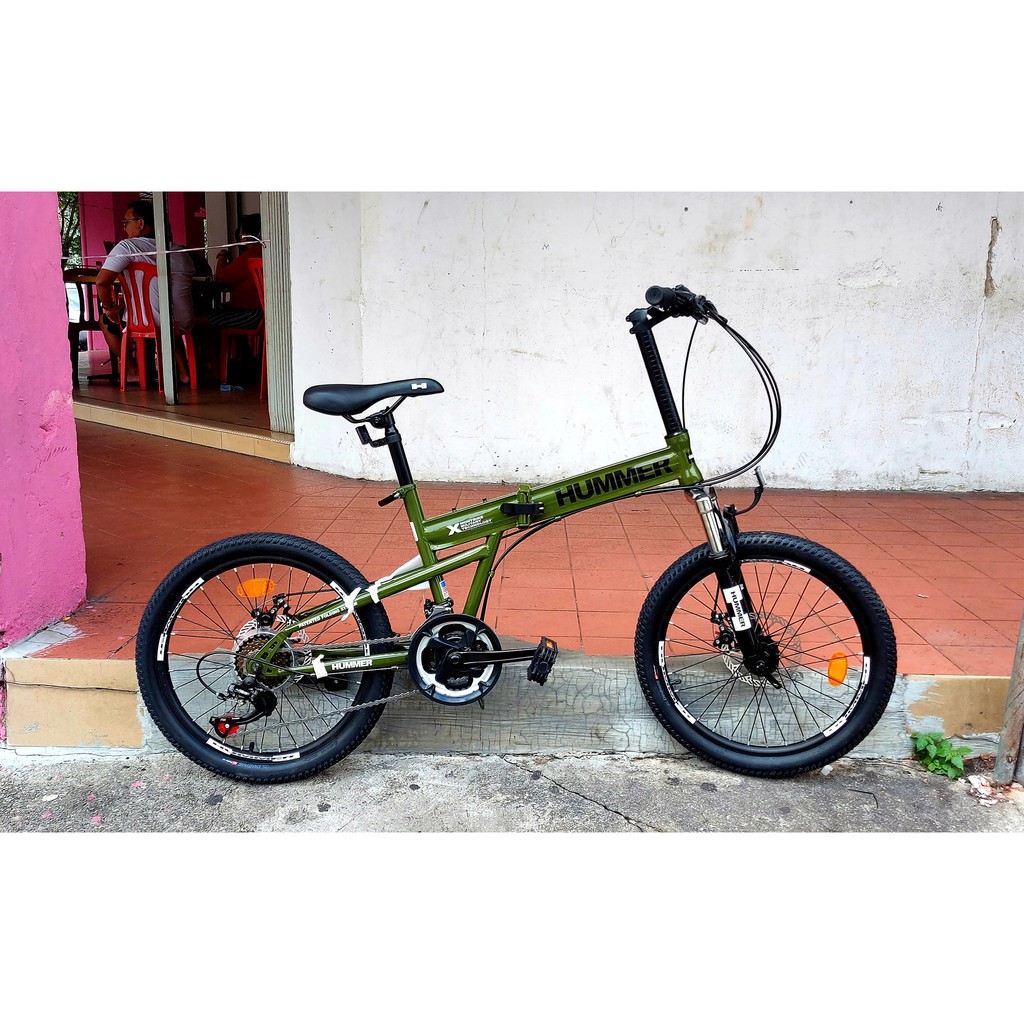 Hummer 20 inch folding hot sale bike