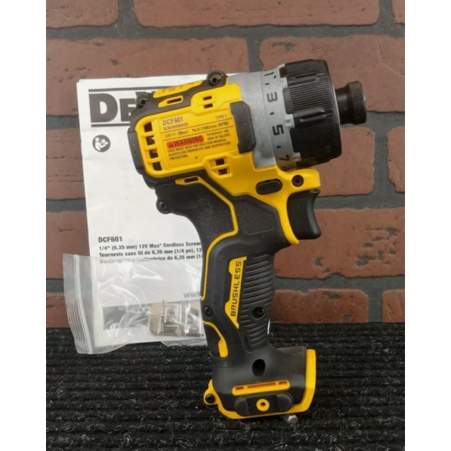 Dewalt DEWALT Xtreme 12V Max Brushless 1/4 Cordless Screwdriver