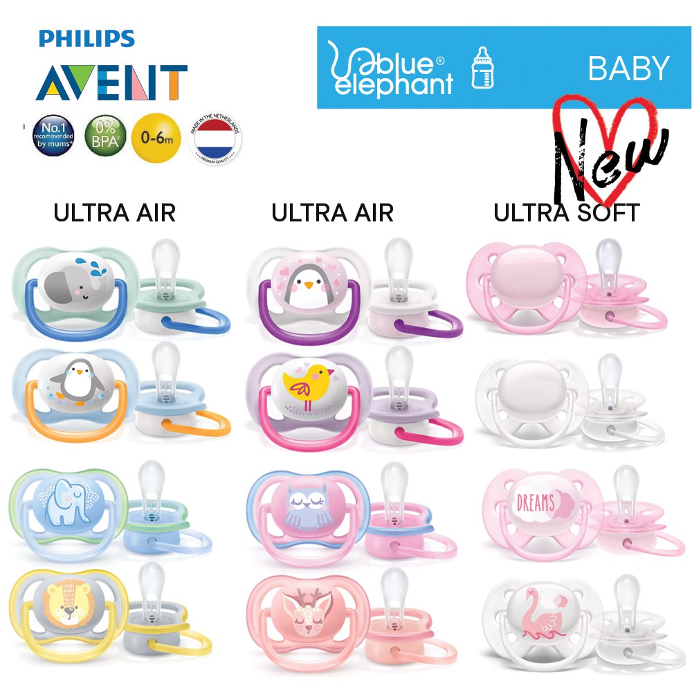 Ultra air pacifier 0-6 months girl