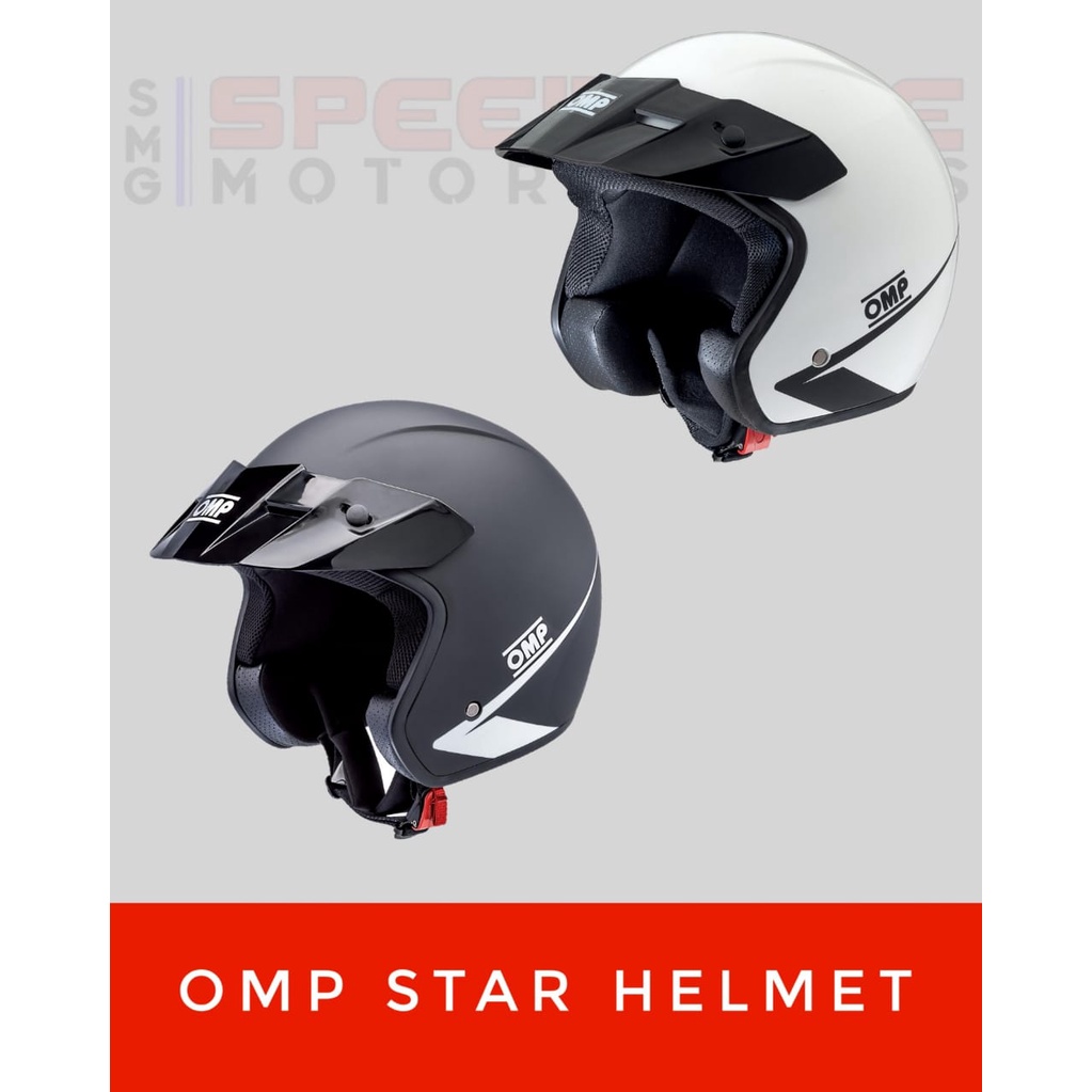 Omp open hot sale face helmet