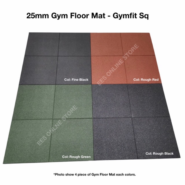 Rubber gym flooring best sale price per square foot