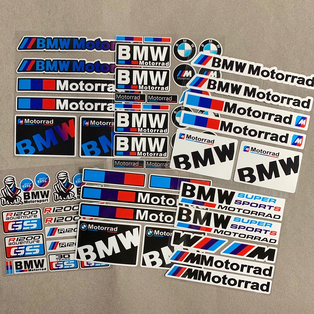 BMW Motorrad Motorsport Reflective Emblem Badge Sticker Decals for BMW  Motorcycle 【On Stock】