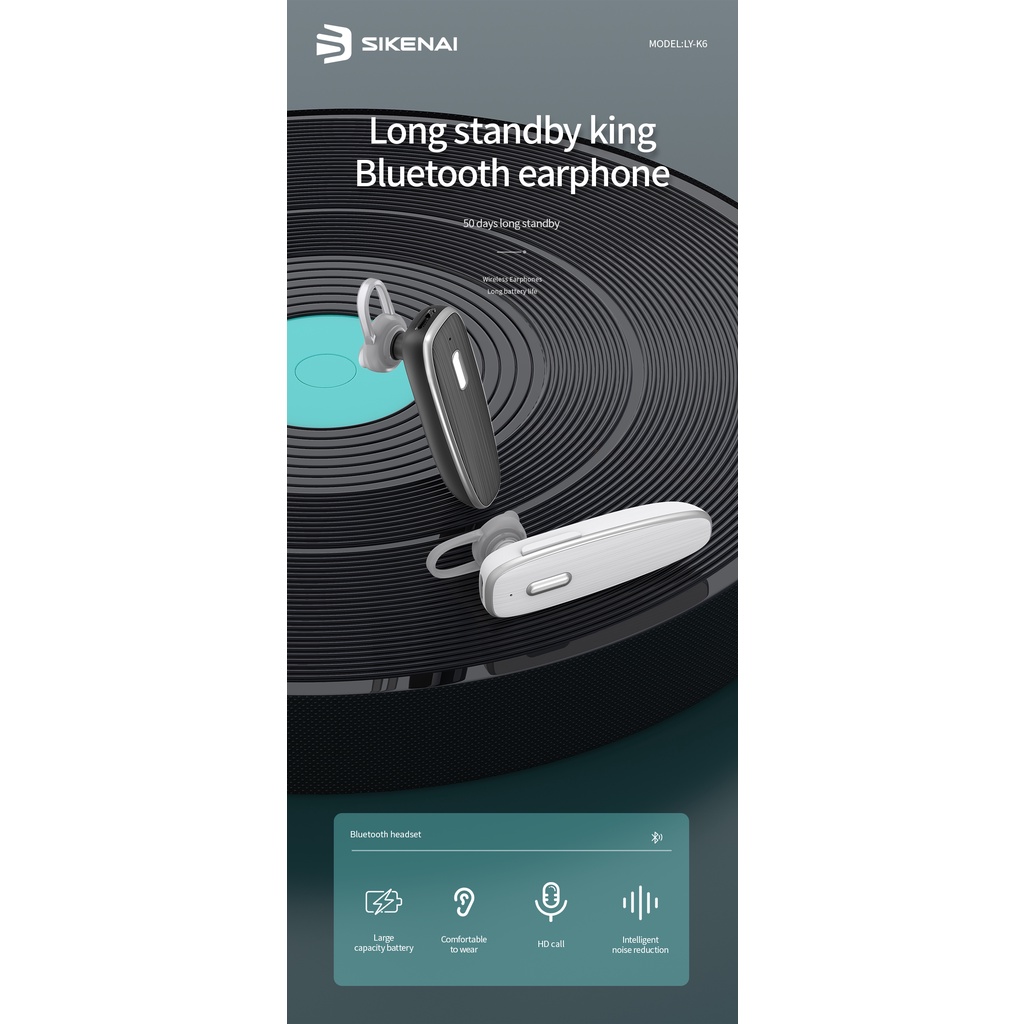 K6 bluetooth online headset