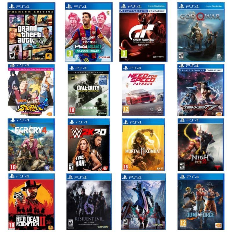 All-New Released Ps4 Games Cd for Game Addicts 