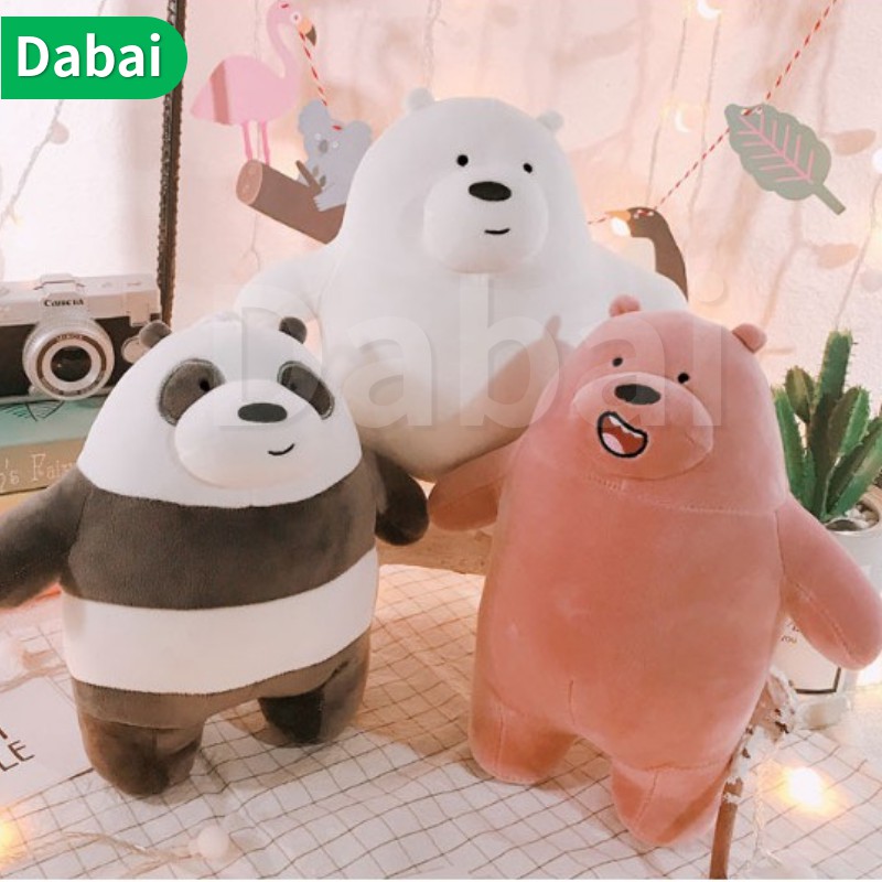 we bare bears grizzly stuffed toy