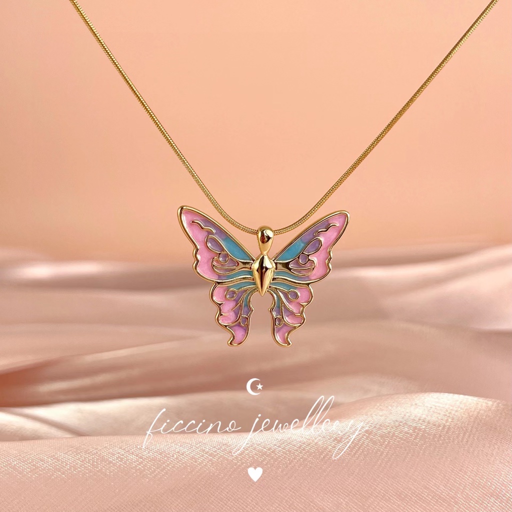 Barbie discount butterfly necklace