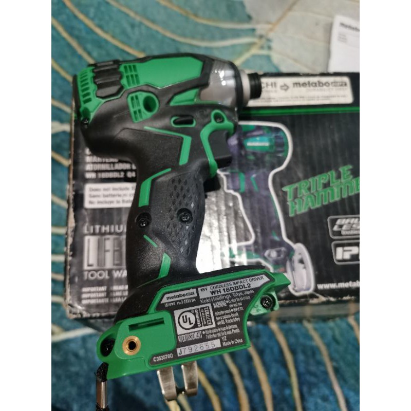 Hitachi impact driver 18v best sale body only