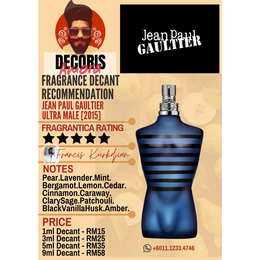 Ultra male jean on sale paul gaultier fragrantica