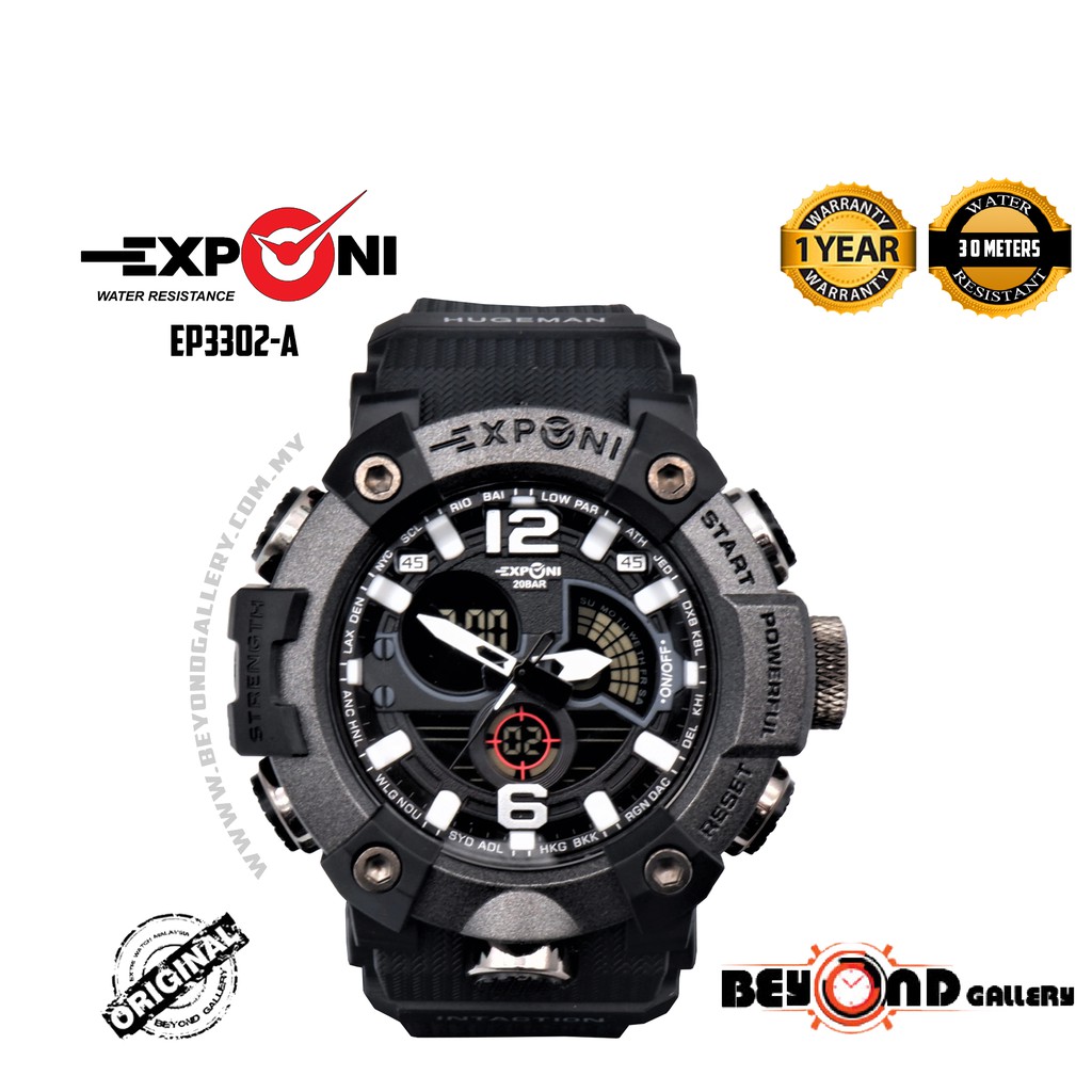 Jam tangan store exponi waterproof