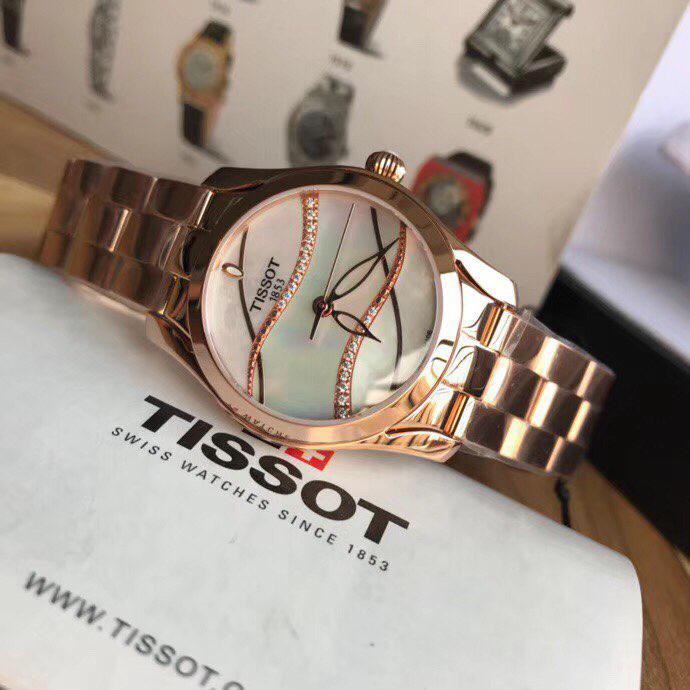 ORIGINAL TISSOT T WAVE MOTHER OF PEARL DIAMOND T112.210.33.111.00