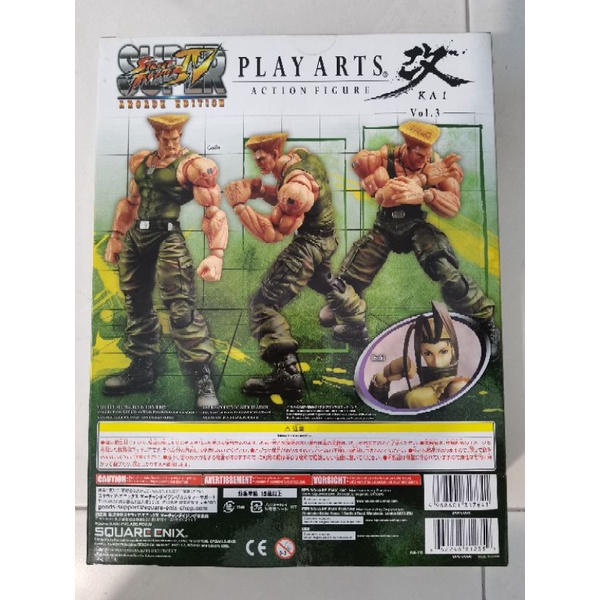  Square-Enix Street Fighter IV Guile Play Arts Kai