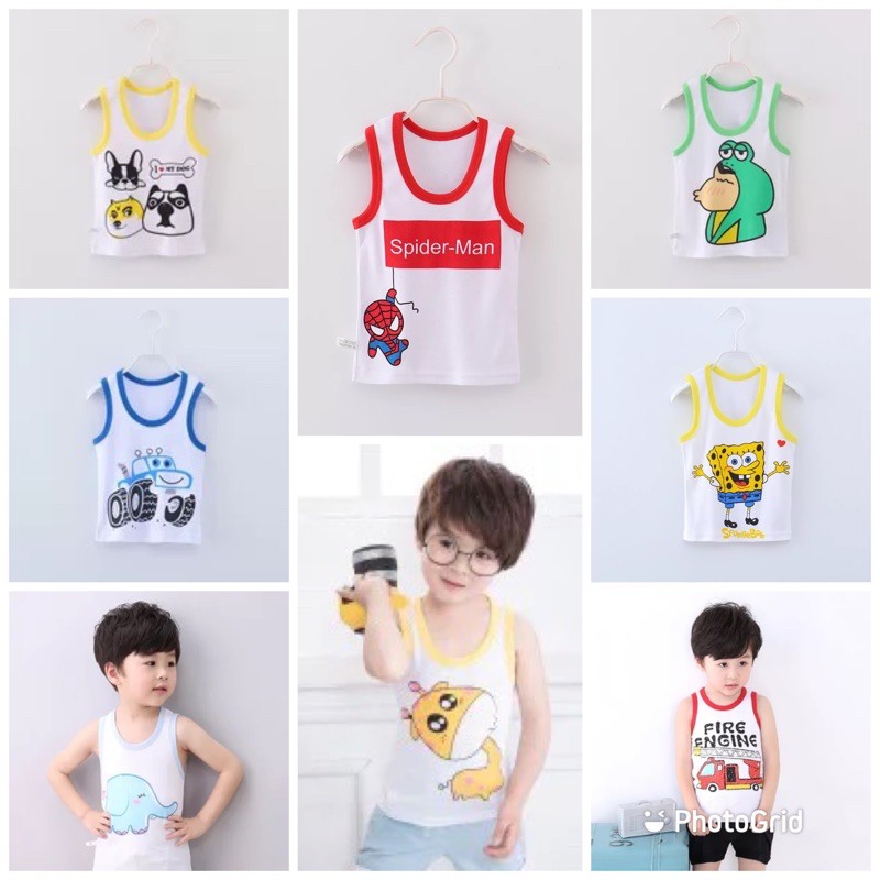 sleeveless shirt for baby boy