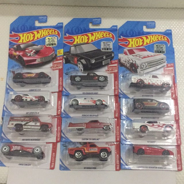 Hot wheels red store edition 2019