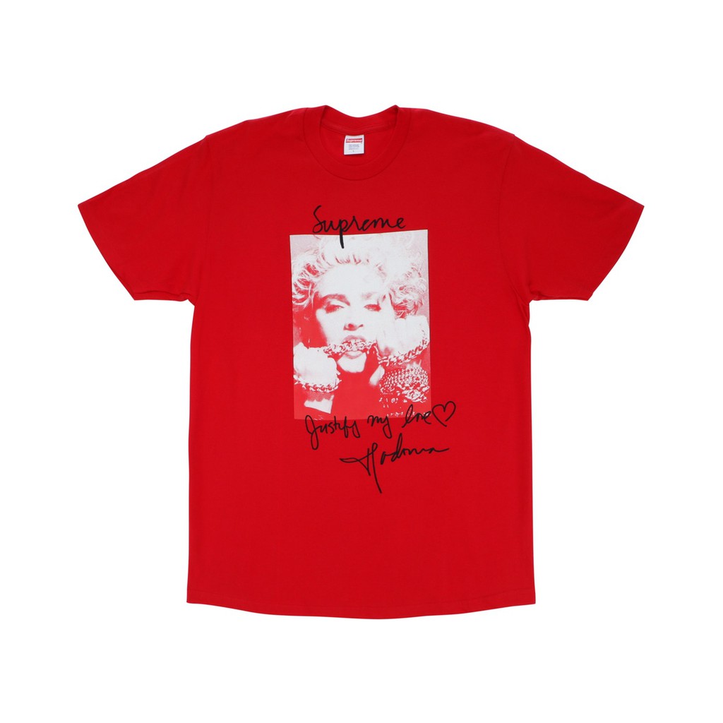 Supreme-Madonna-Tee-Red- SIZE M | Shopee Malaysia