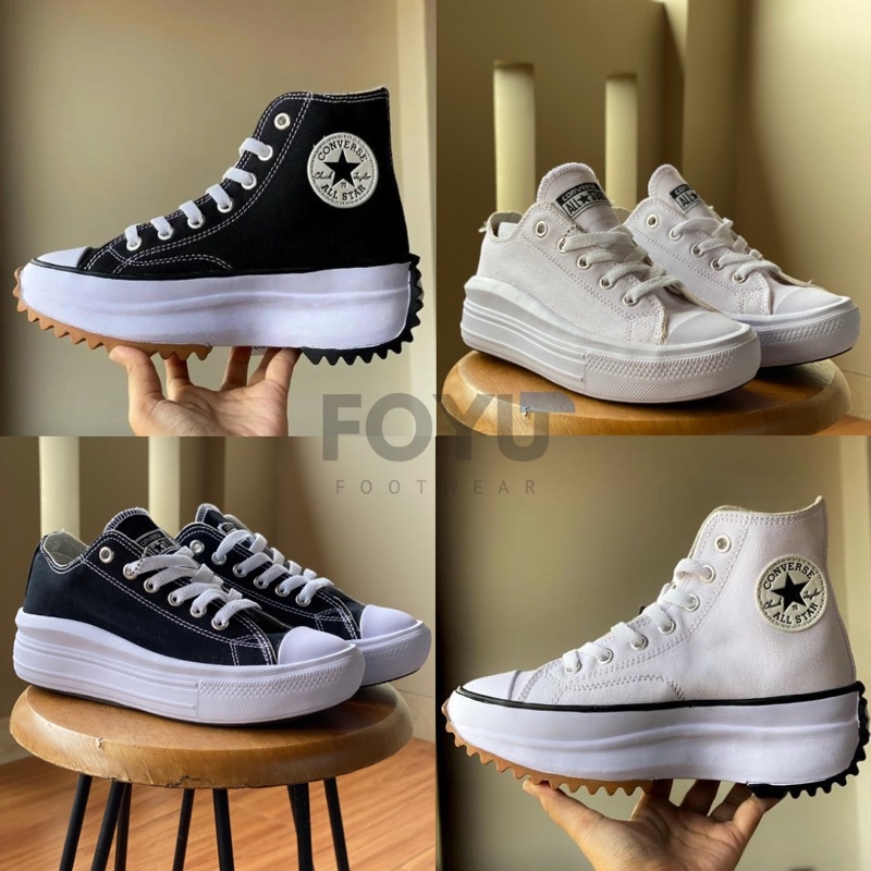 Korean shop converse wedges