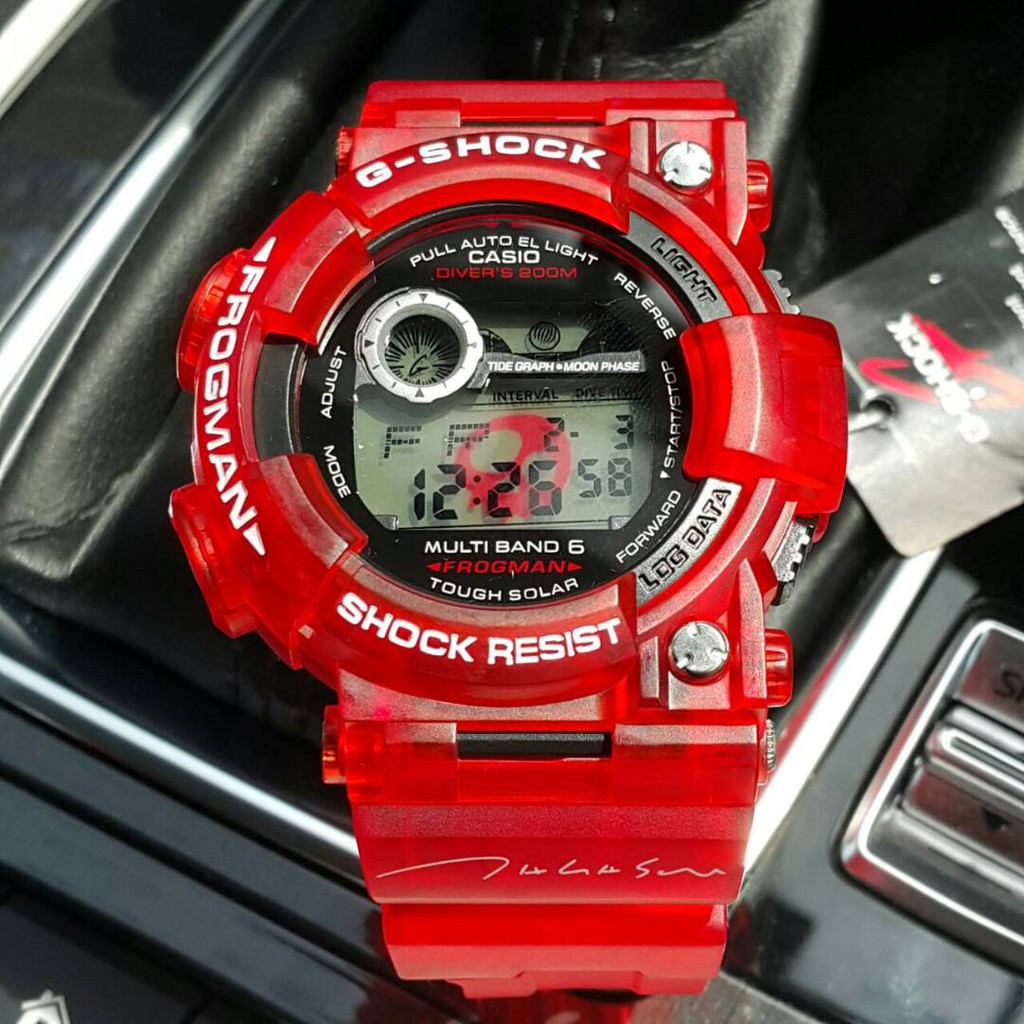 G shock best sale frogman red