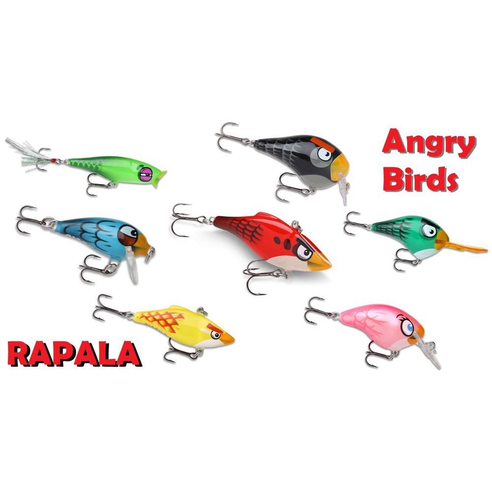 Rapala angry bird lure CLEAR STOCK