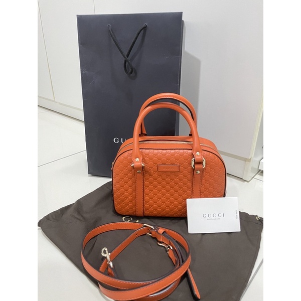 Gucci orange crossbody on sale bag