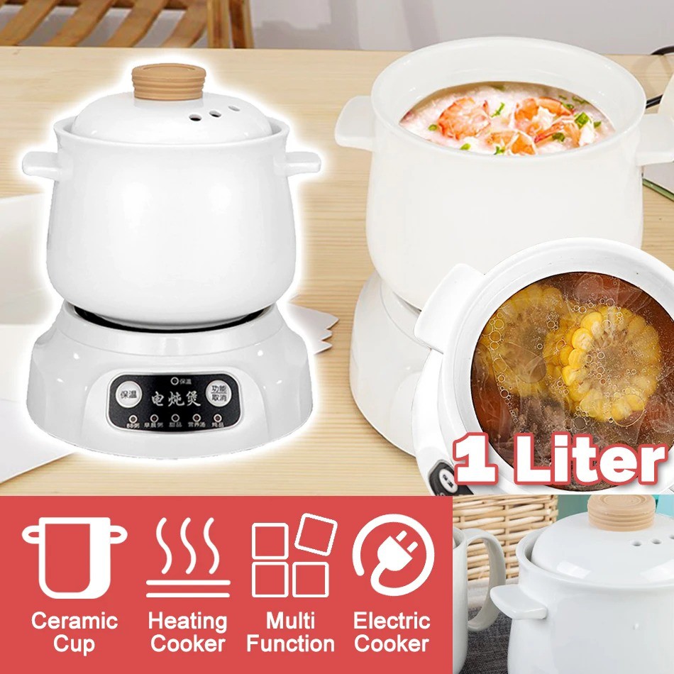 Bear 1.6L Rice Cooker Mini Portable Electric Cooker Multi-functional 220V  Household Kitchen Appliance 22min Quick Cooking