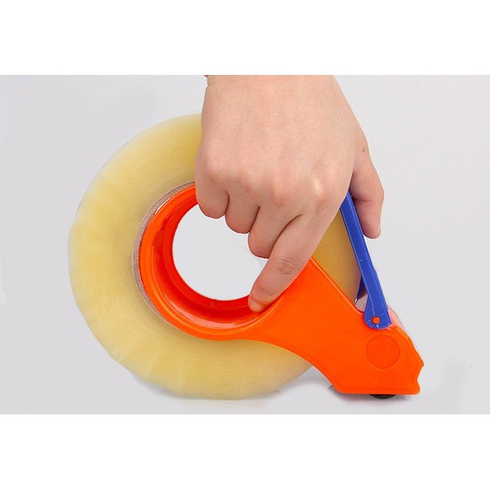 Plastic Roller Tape Cutter Manual Dispenser For Packaging Shopee