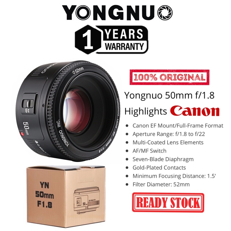 Yongnuo 50mm 1.4 discount canon