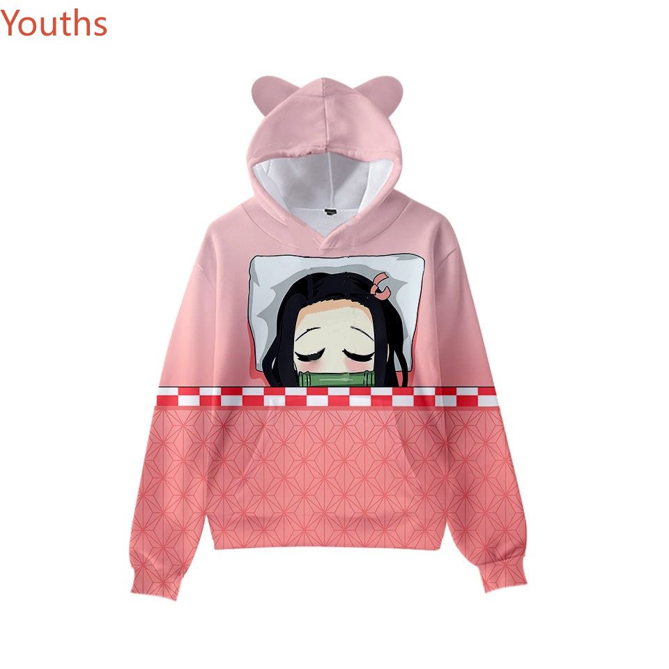 Anime hoodie with ears online