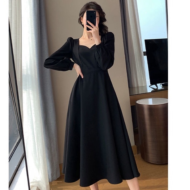 Long sleeve sales frock design