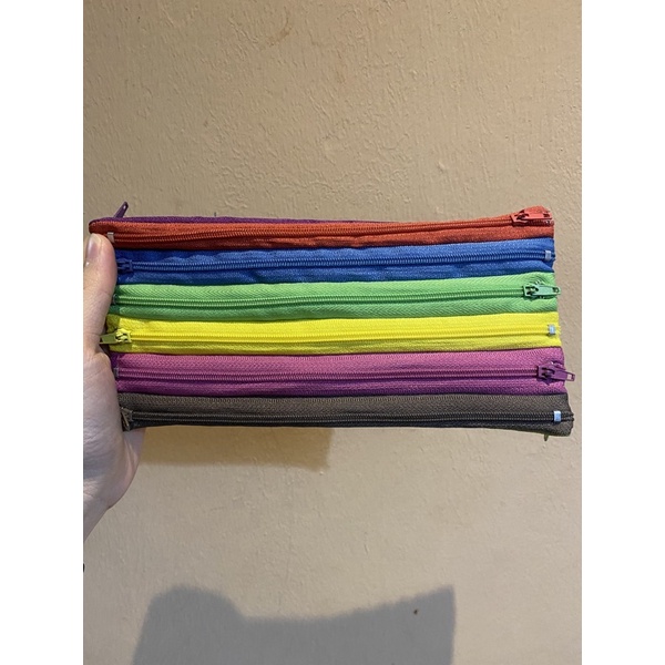 Multi zip on sale pencil case