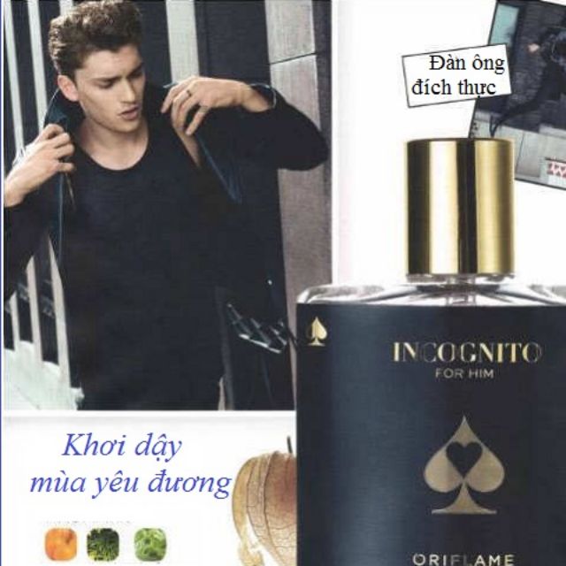 N c hoa nam Oriflame Incognito Him EDT Shopee Malaysia