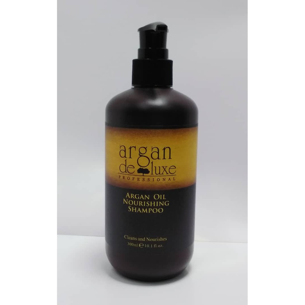 READY STOCK] ARGAN DELUXE Argan Oil Nourishing Shampoo 300ml +