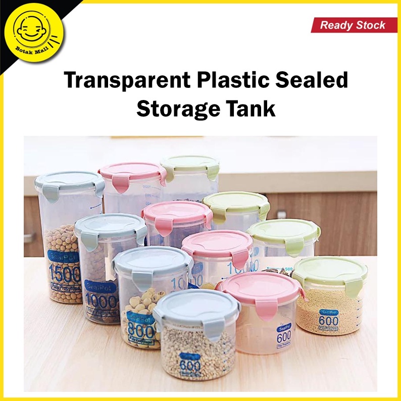 Food-grade Scale Grains Sealed Tank Transparent Kitchen Storage