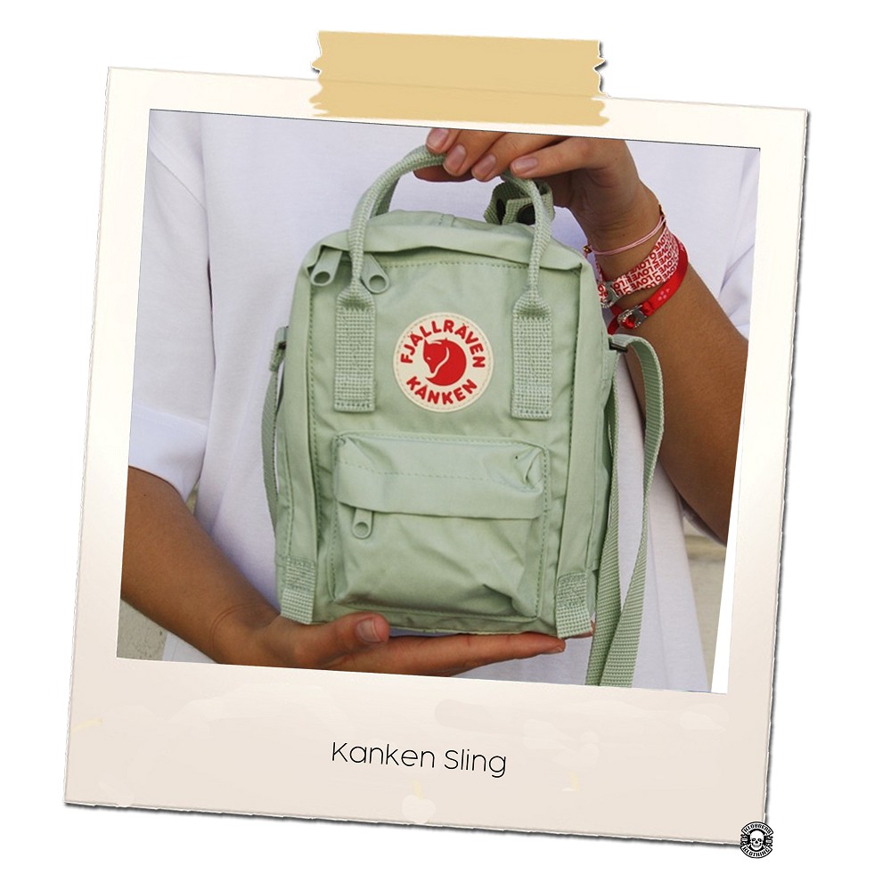 Kanken sling 2025 mint green