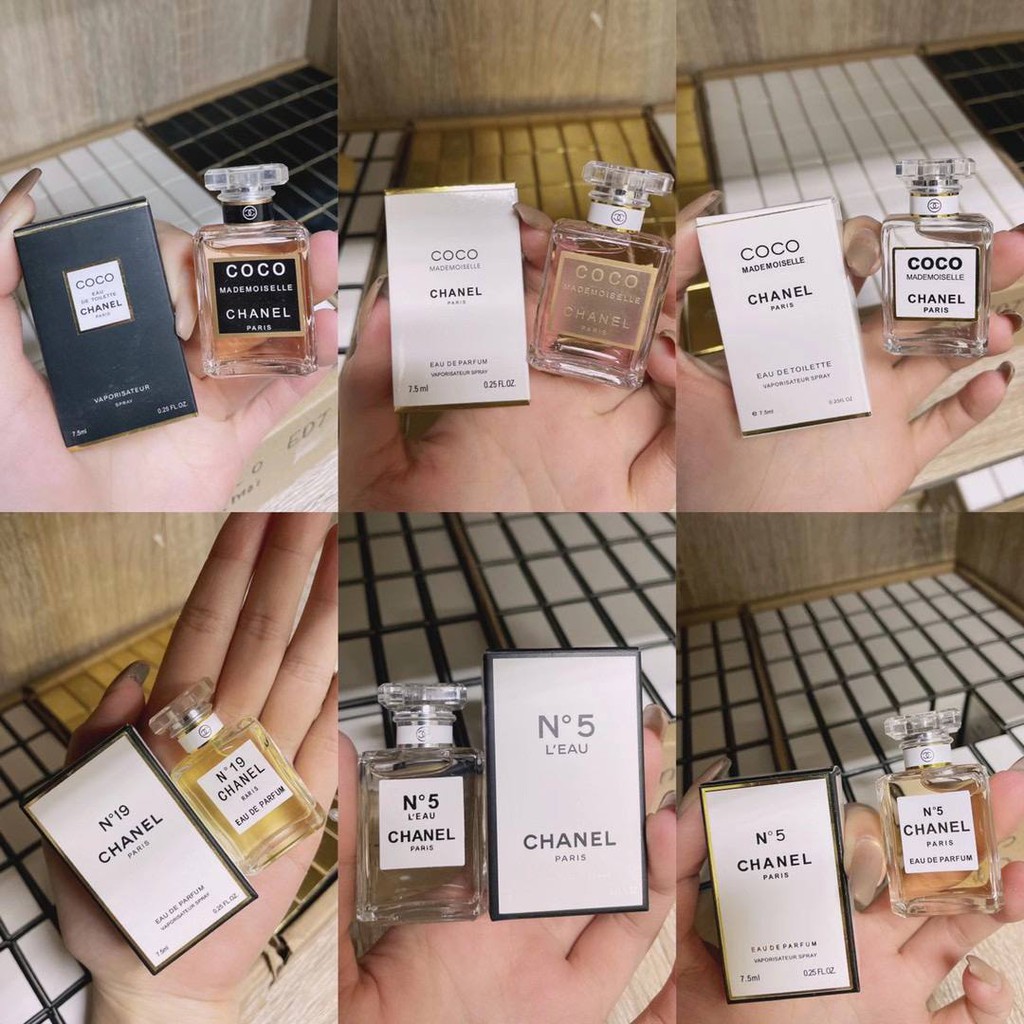 Miniature Chanel Perfumes 7.5ml | Shopee Malaysia