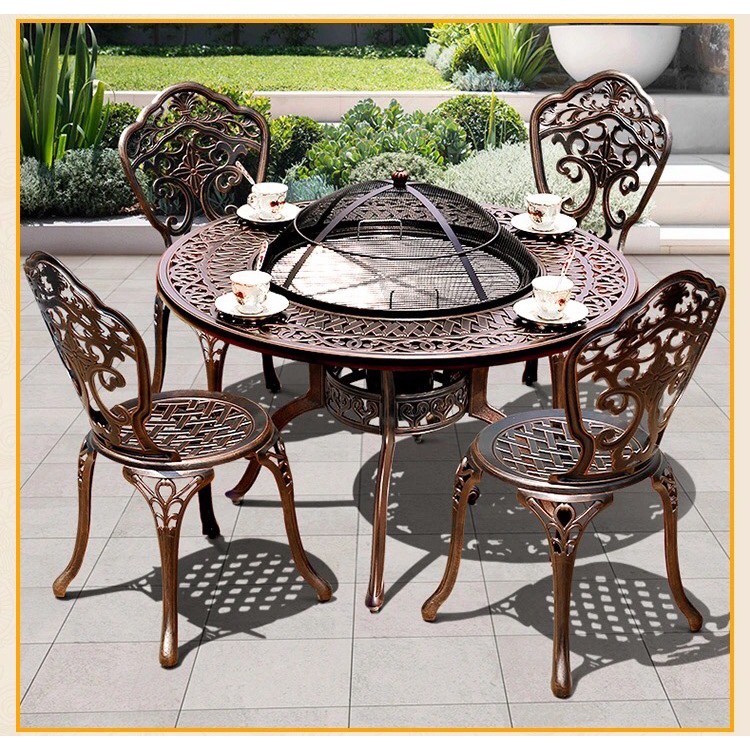 Outdoor garden best sale chair set