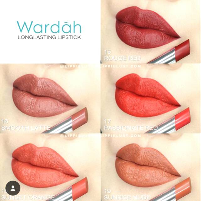 Wardah long on sale lasting lipstick