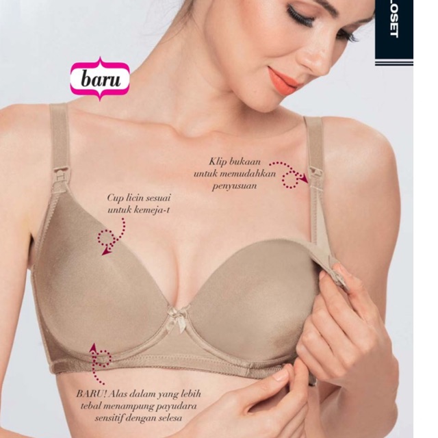 Avon Ayu Moulded Nursing Bra -Non wired with moulded sponge.