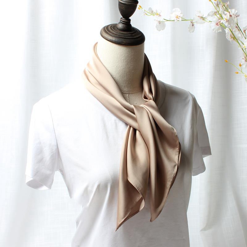 Ladies silk best sale neck scarves