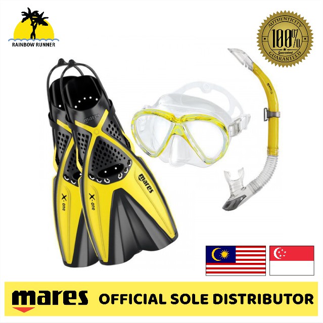 Mares Tana Freediving Mask (Low Volume) - Rainbow Runner Malaysia
