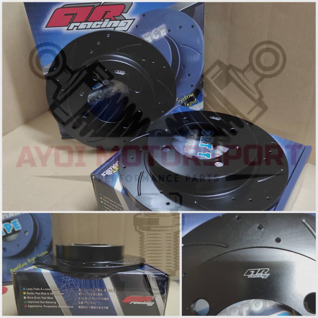 PROTON WIRA 1.3/1.5 FRONT AR RACING BRAKE DICS ROTOR | Shopee Malaysia