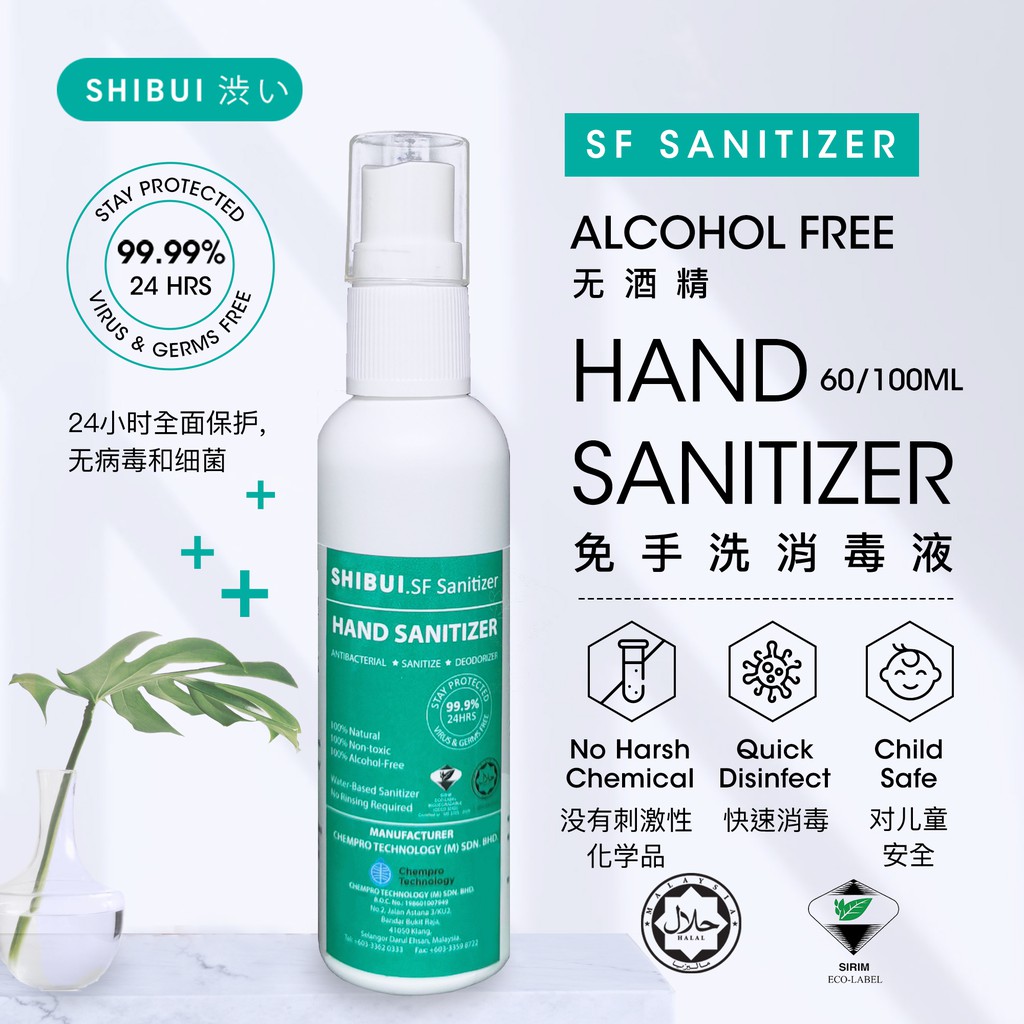 Non alcoholic deals sanitizer