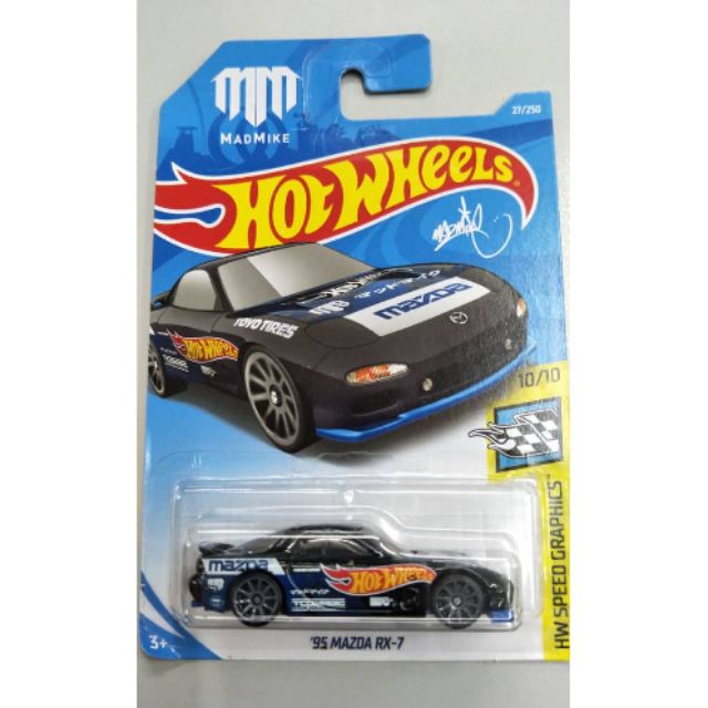 Hot wheels sale mad mike rx7