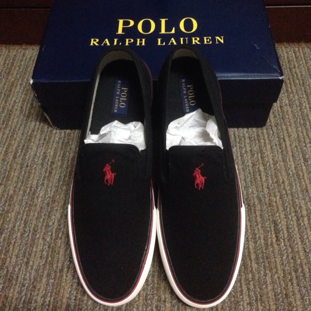 Mens polo slip on on sale shoes