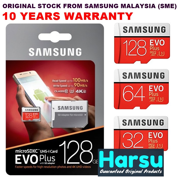 Samsung evo sale plus 128gb u3