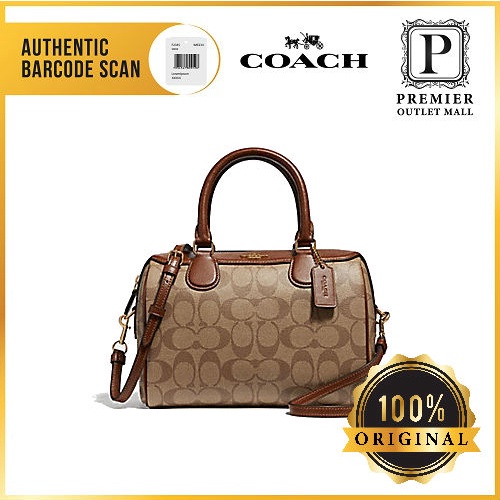 Coach f32203 mini bennett satchel in signature discount canvas