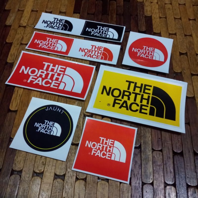 The north face sticker sale