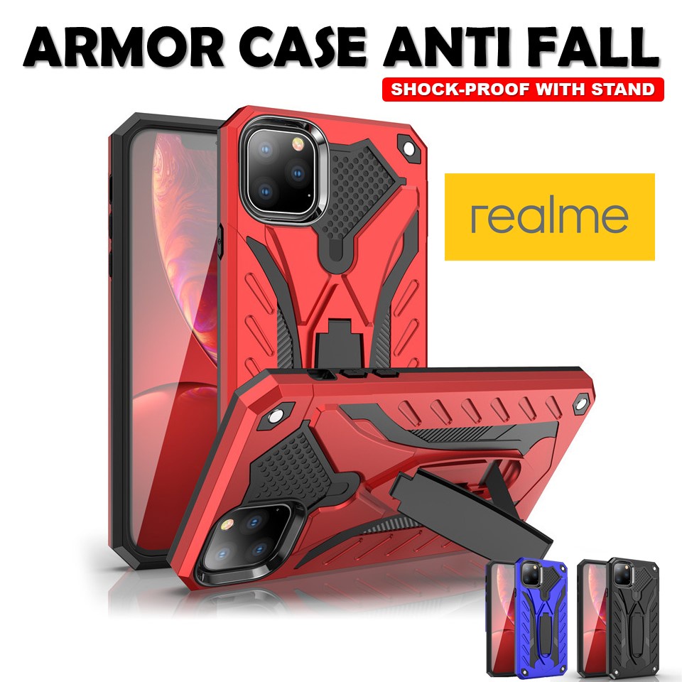 Ring Holder Case For Realme 10 9 8 7 Pro Case&Glass,Silicone Anti-knock  Cover Realme