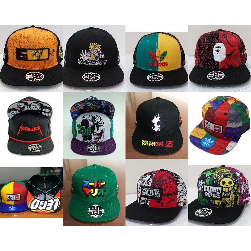 READY STOCK ONE PIECE X G SHOCK Cap Snapback Cap Original Premium