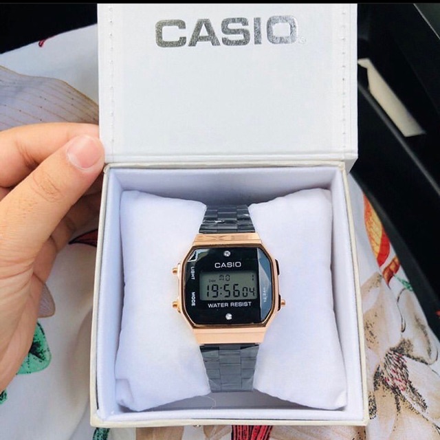 Casio cheap diamond gold